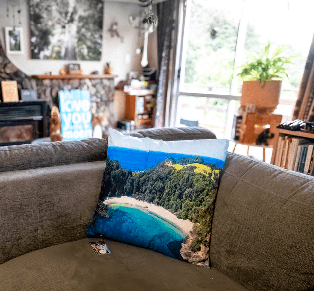 Whale Bay and Little Bee Cushion Cover - PCK Photography