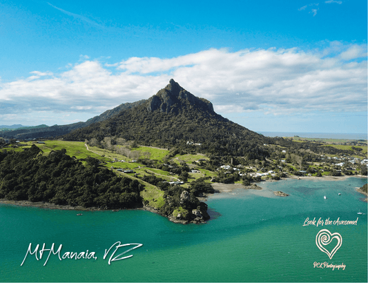 Mt Manaia Drone - Magnetic Postcard - PCK Photography