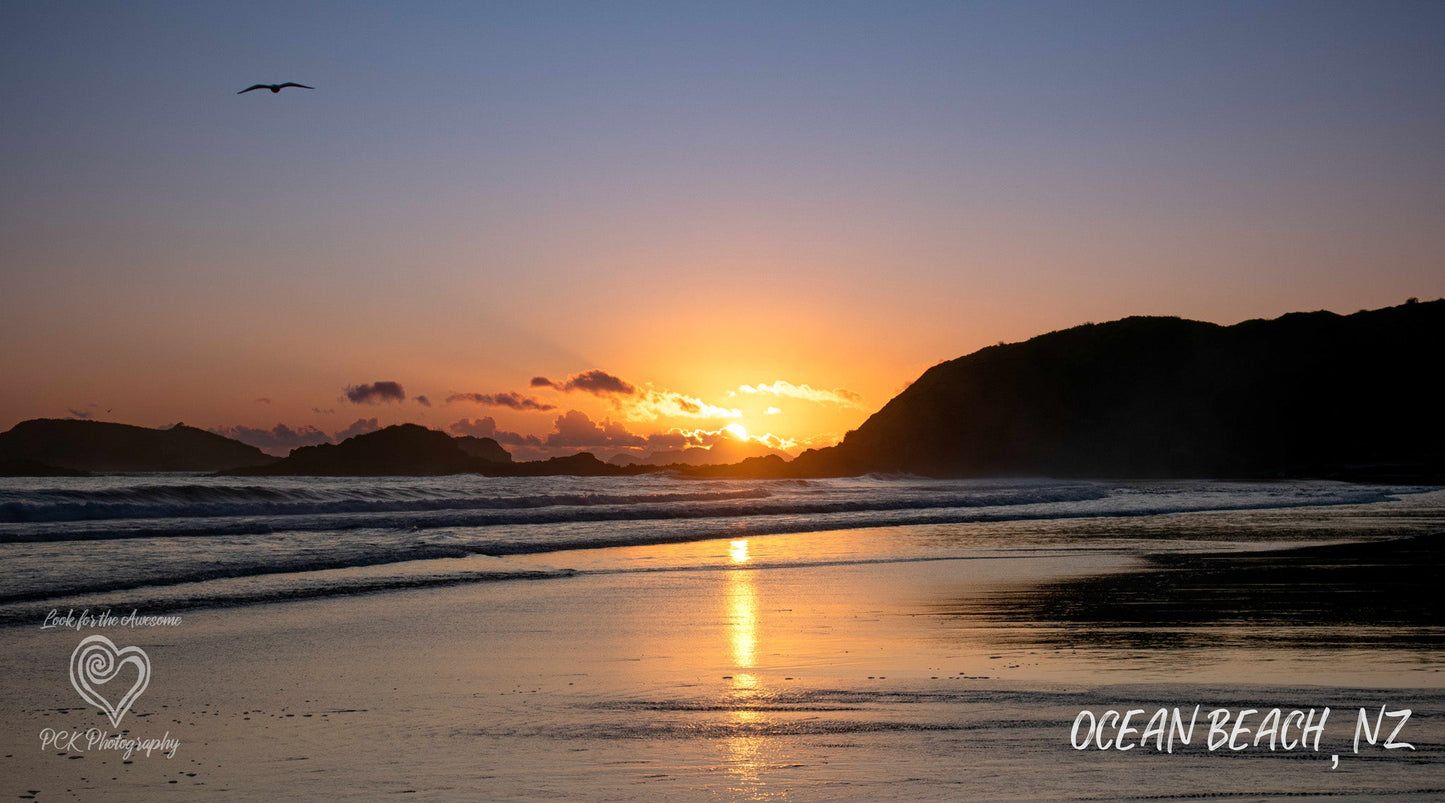Ocean Beach 2 Fabric Art - PCK Photography