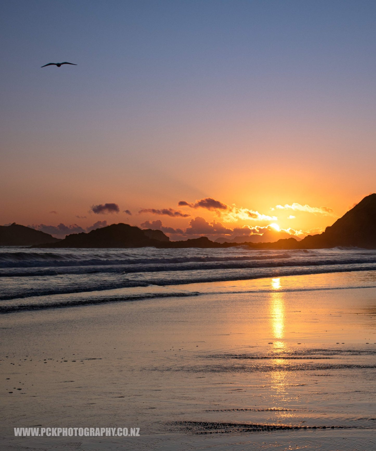 Ocean Beach 2 Shower Curtain 150cm x 180cm - PCK Photography