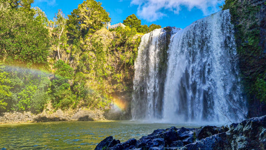 Whangarei Falls - Rainbow - PCK Photography