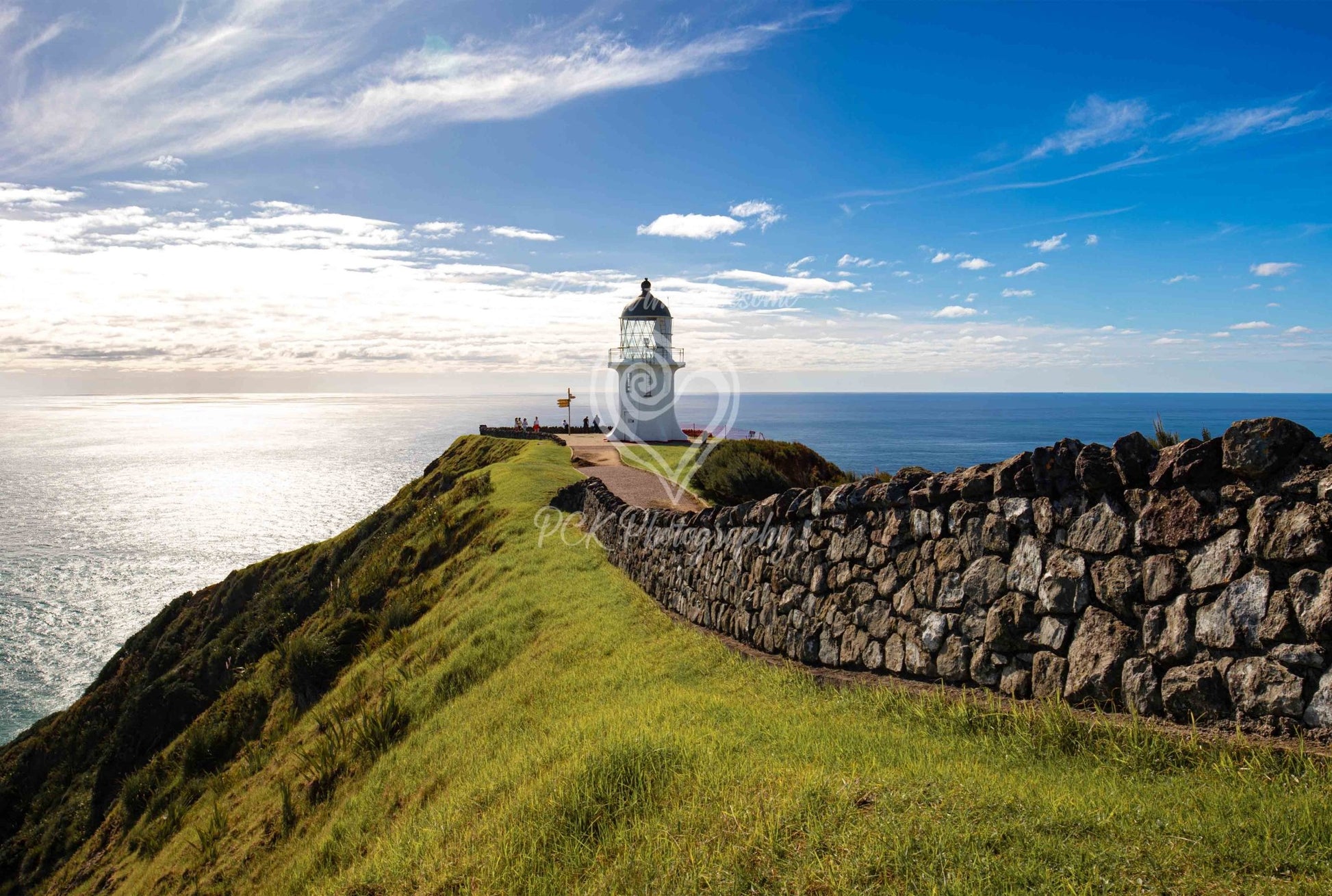 Cape Reinga - Stone wall - PCK Photography