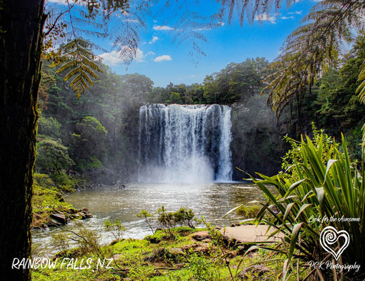 Rainbow Falls - Magnetic Postcard - PCK Photography