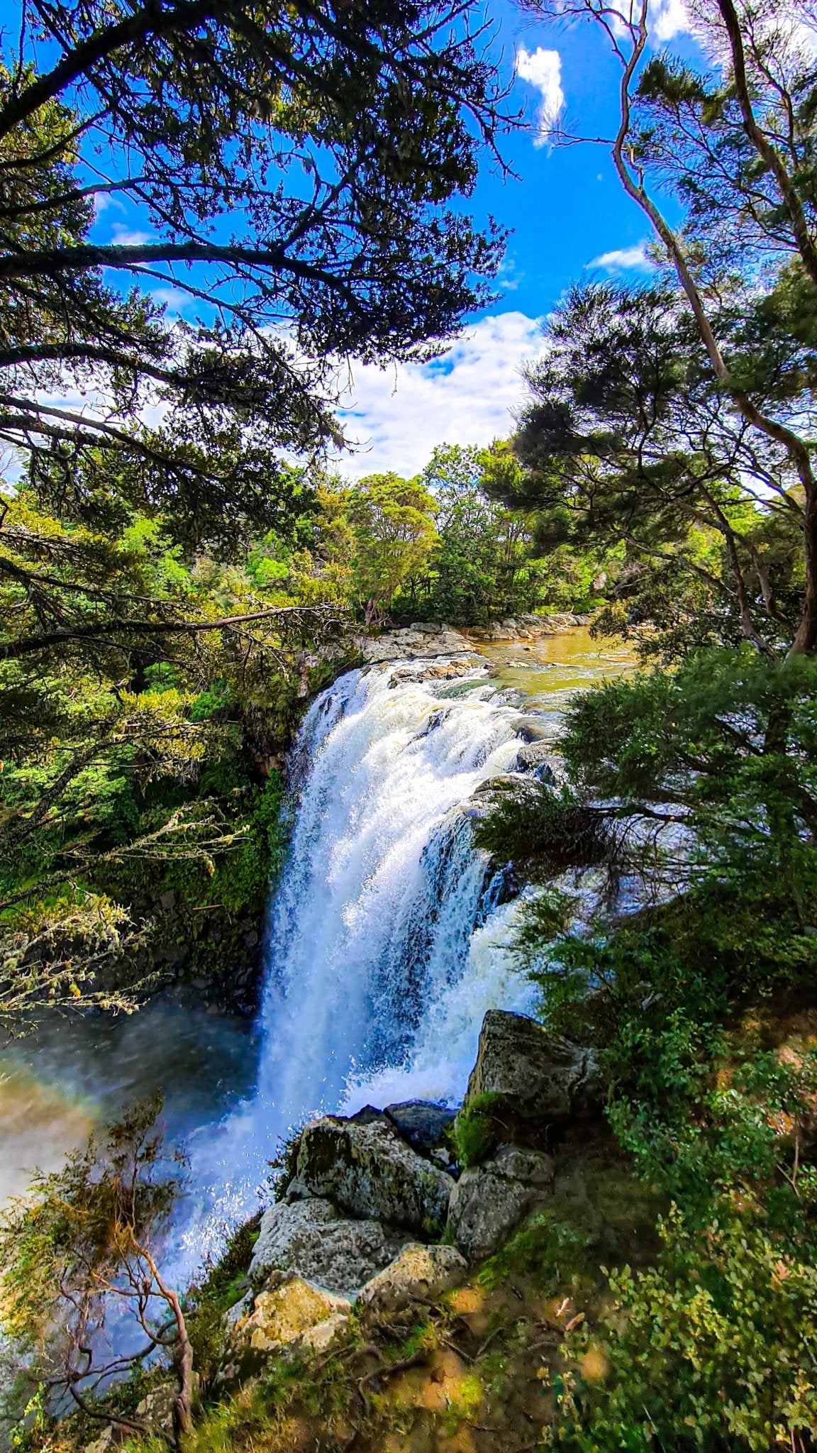 Rainbow Falls Portrait - PCK Photography