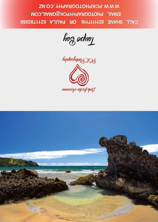Taupo Bay Greeting Card - PCK Photography